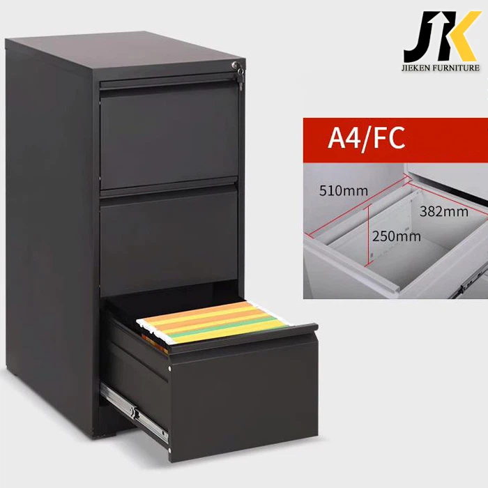 metal 3 drawer filing cabinet